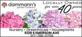 Dammann's Garden Company Sponsorship Banner